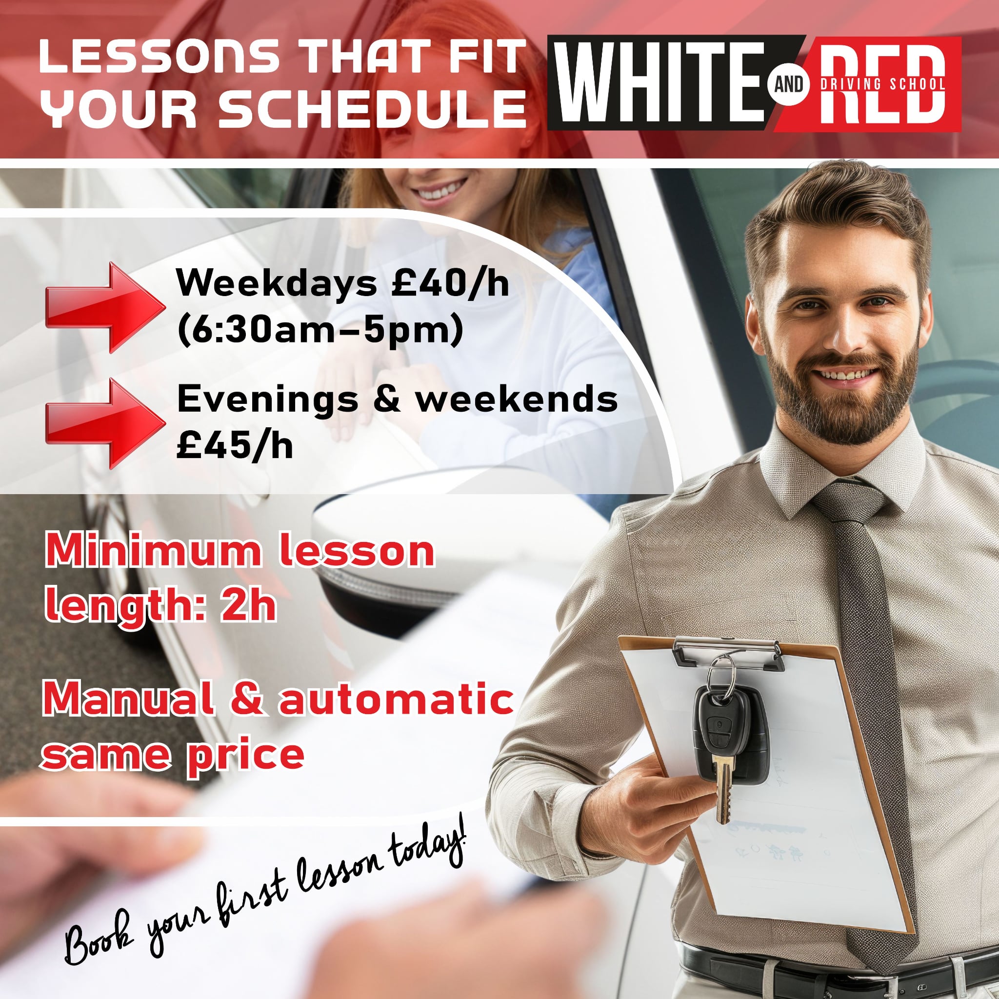 Lessons that fit your schedule